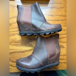 Sorel Joan of Arctic III Waterproof Wedge Chelsea Boots